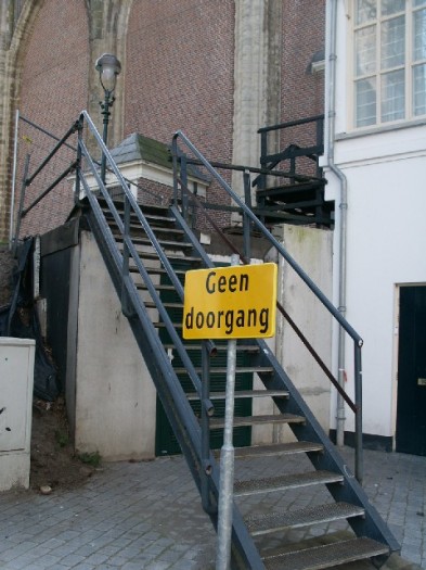 BSD geen doorgang