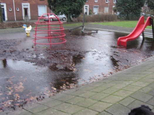 wateroverlast vijverstraat